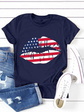 T-Shirt mit amerikanischer Flagge
